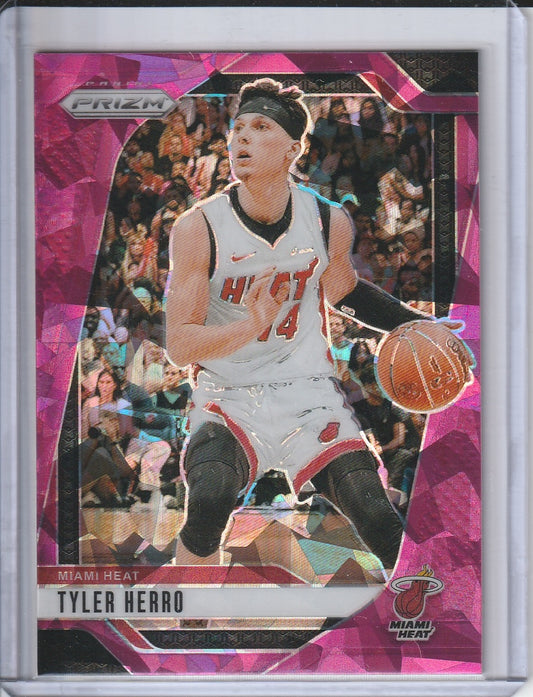 2024-25 Panini Prizm Basketball - Tyler Hero 'Pink Cracked Ice'