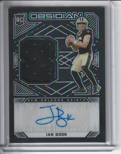2021 Panini Obsidian Football - Ian Book RC Rookie Patch Auto RPA /150
