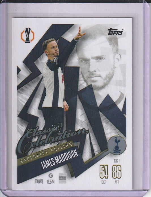2025 Topps Match Attax - James Maddison 'Classic Celebration'