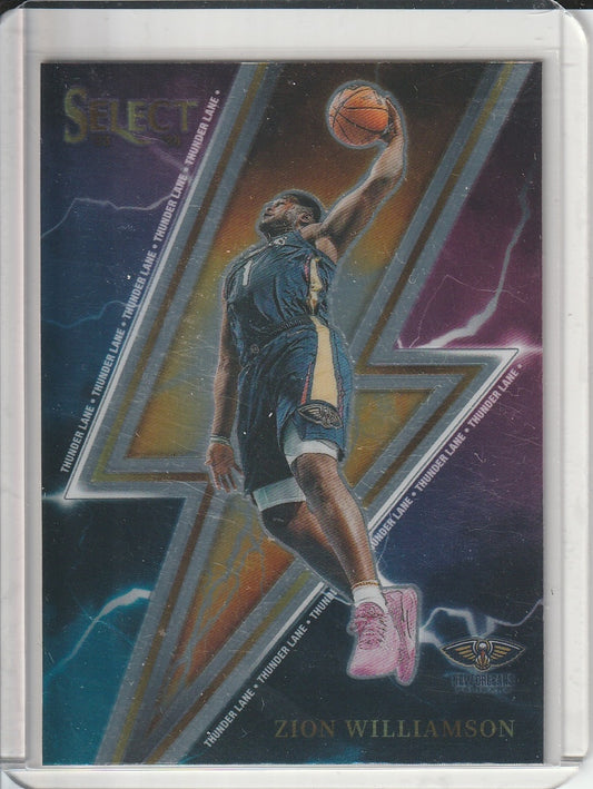 2023-24 Panini Select Basketball - Zion Williamson 'Thunder Lane'