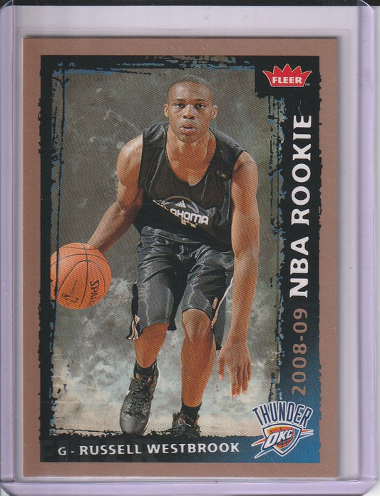 2008-09 Fleer NBA - Russell Westbrook RC Rookie