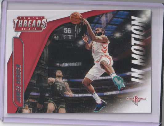 2018-19 Panini Threads Basketball - James Harden 'In Motion'