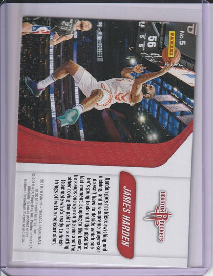 2018-19 Panini Threads Basketball - James Harden 'In Motion'