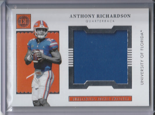 2023 Panini Chronicles Encased Draft Picks Football - Anthony Richardson 'Substantial Rookie Swatches'