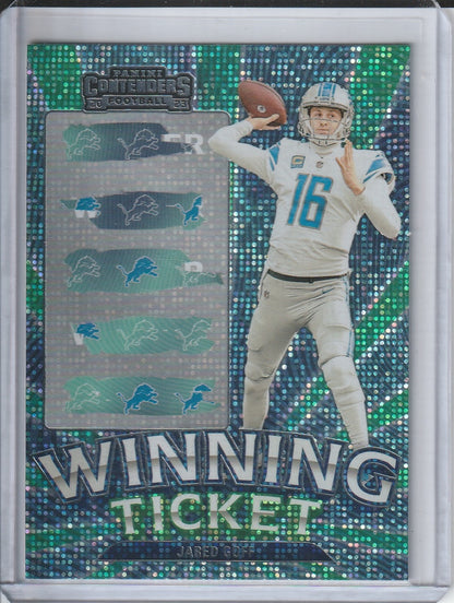 2023 Panini Contenders Football - Jared Goff 'Winning Ticket'