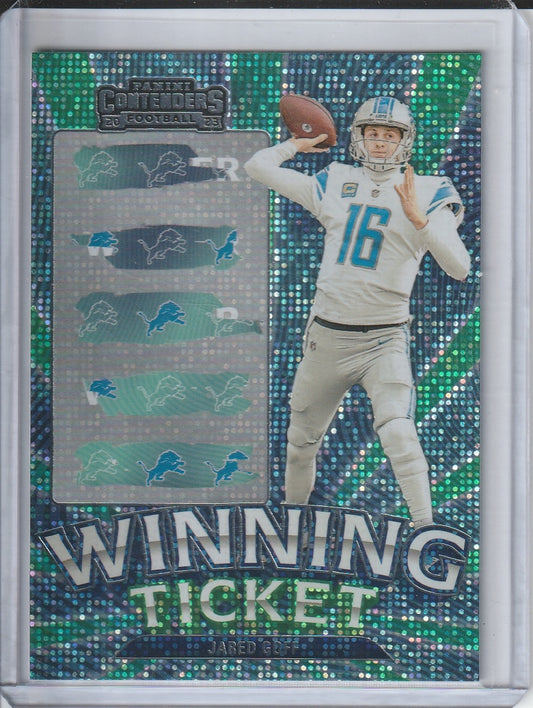 2023 Panini Contenders Football - Jared Goff 'Winning Ticket'