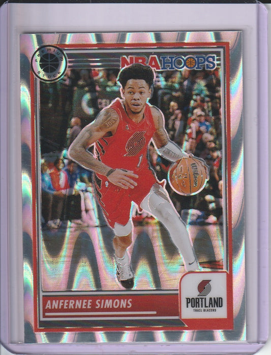 2023-24 Panini Premium Stock Hoops Basketball - Anfernee Simons 'Seismic'