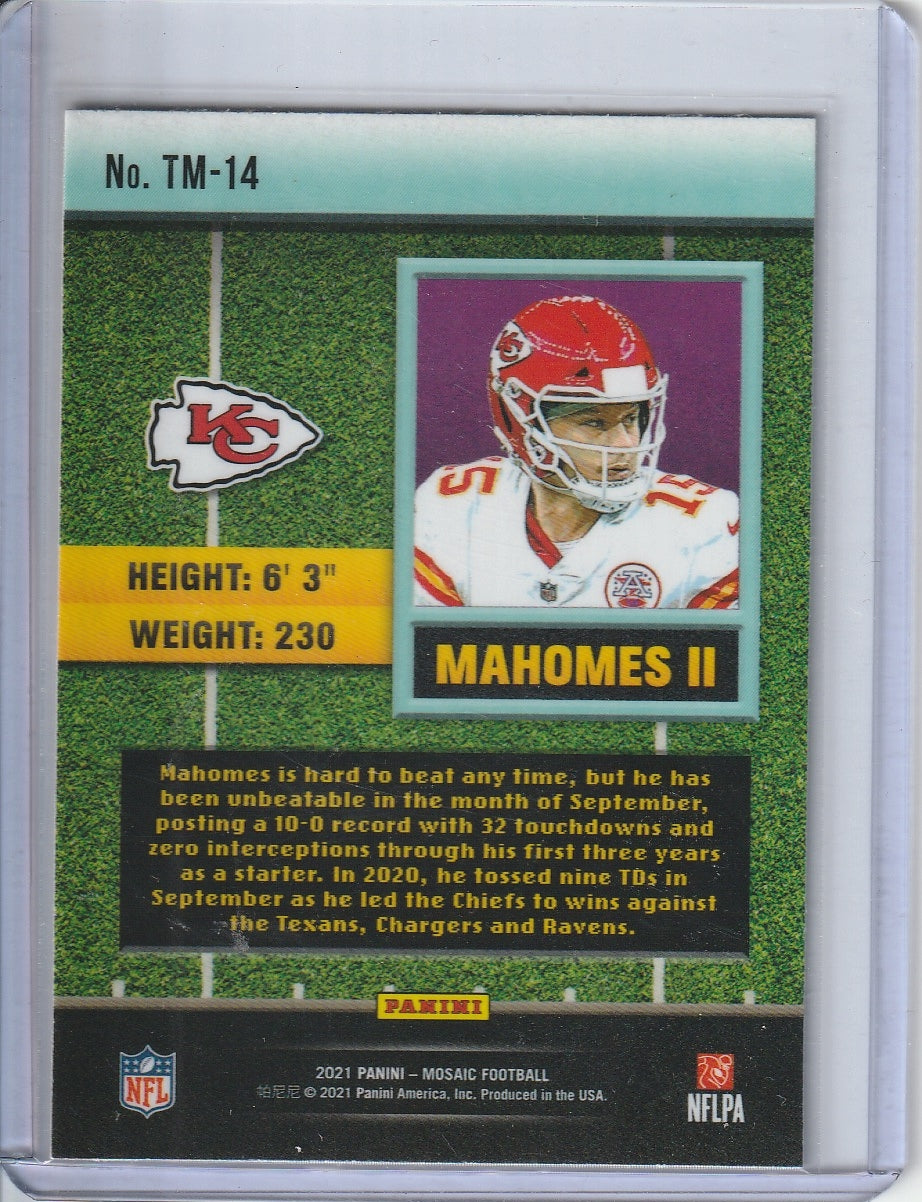 2021 Panini Mosaic Football - Patrick Mahomes II 'Touchdown Masters'