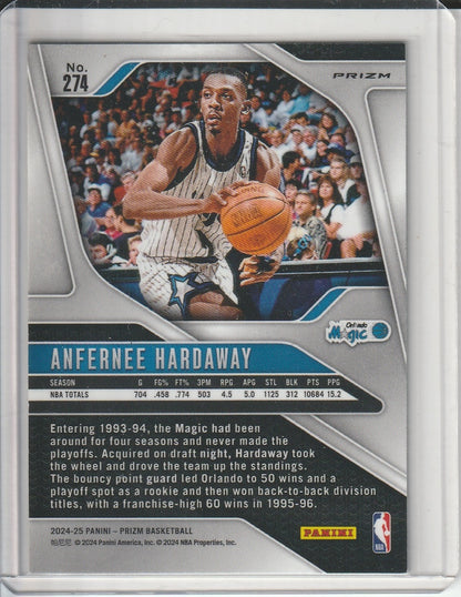 2024-25 Panini Prizm Basketball - Anfernee Hardaway 'Legends' Green Prizm