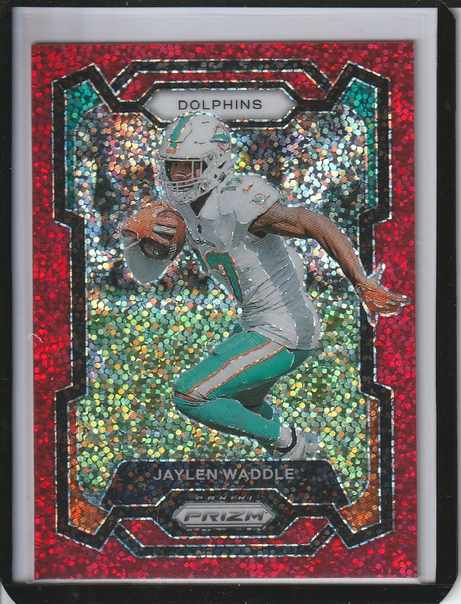 2023 Panini Prizm Football - Jaylen Waddle 'Red Sparkle'