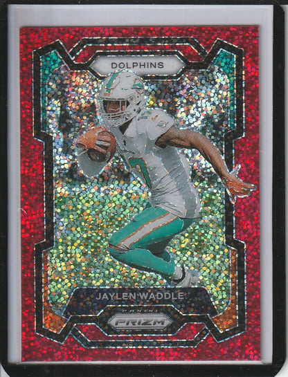 2023 Panini Prizm Football - Jaylen Waddle 'Red Sparkle'