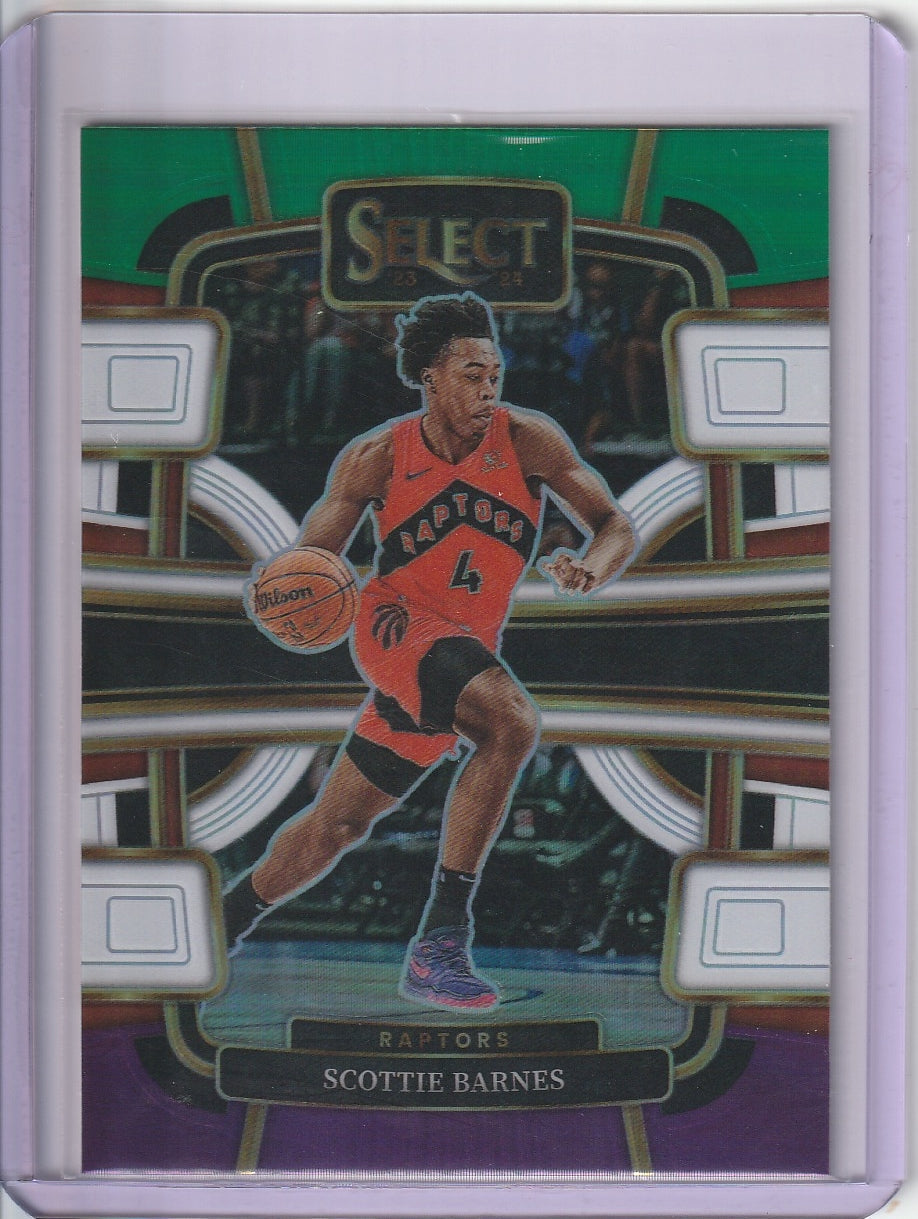 2023-24 Panini Select Basketball - Scottie Barnes 'Tri Colour'