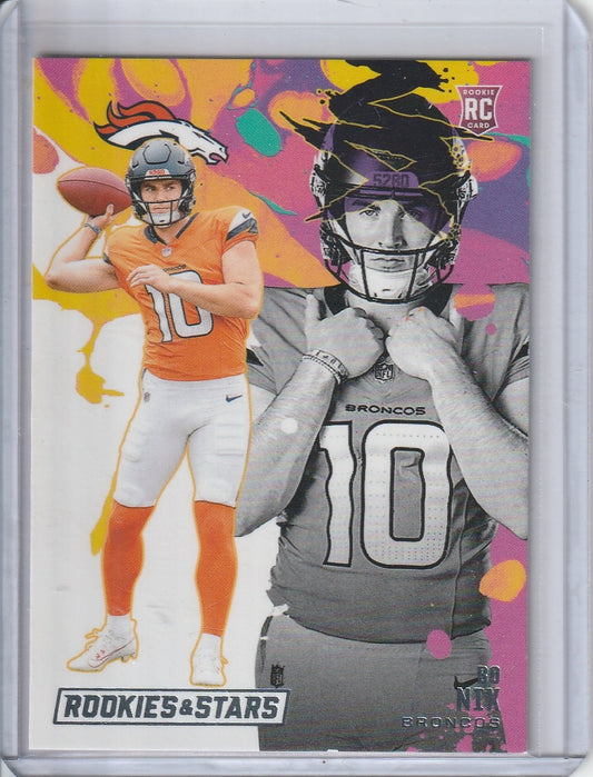2024 Panini Rookies and Stars Football - Bo Nix 'Rookie Exclusive' RC