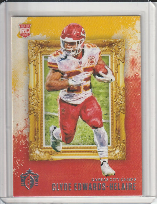2020 Panini Chronicles Gridiron Kings Football - Clyde Edwards-Helaire RC Rookie