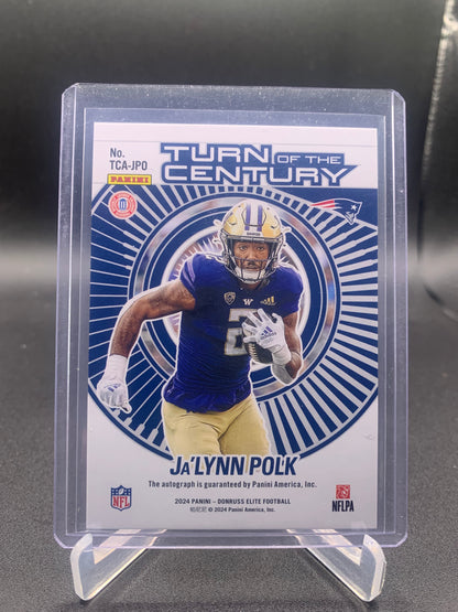 2024 Panini Donruss Elite Football - Ja’Lynn Polk ‘Turn of the Century’ Autograph /499