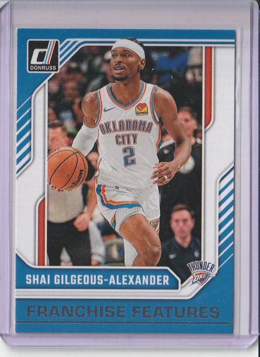 2024-25 Panini Donruss Basketball - Shai Gilgeous-Alexander 'Franchise Features'