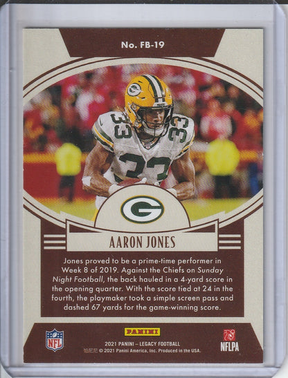 2021 Panini Legacy Football - Aaron Jones 'Flashback' /25