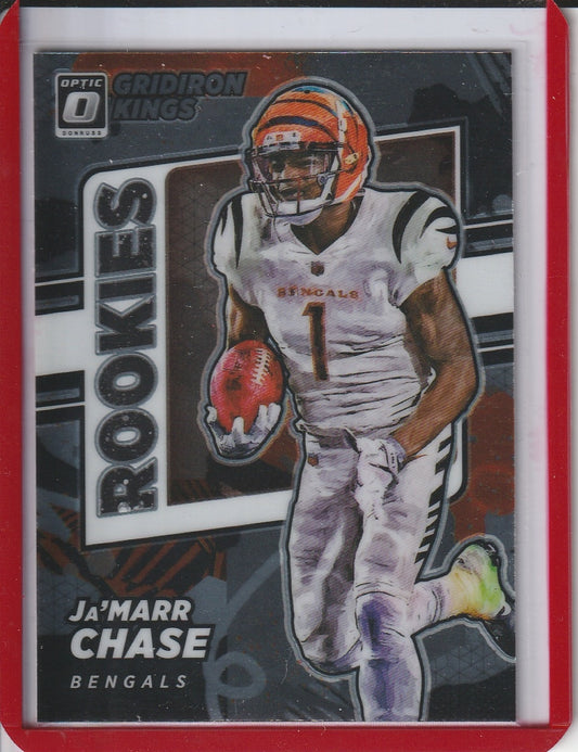 2021 Panini Donruss Optic Football - JaMarr Chase 'Rookie Gridiron Kings' RC