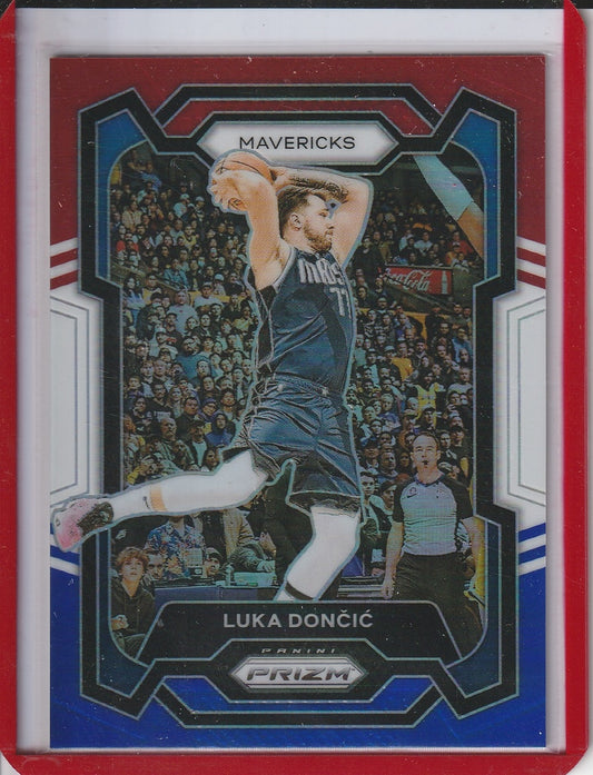 2023-24 Panini Prizm Basketball - Luka Doncic 'Red, White, Blue'