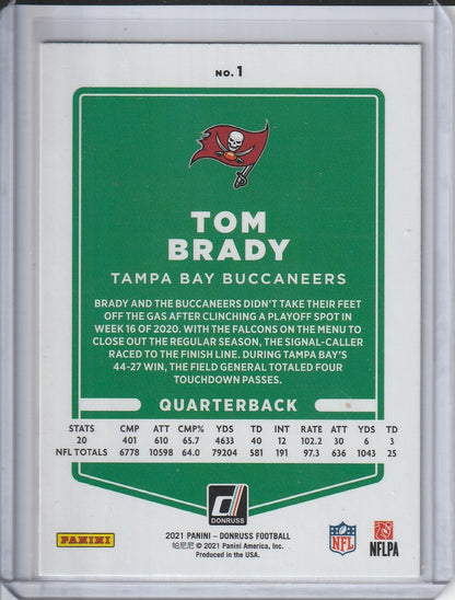 2021 Panini Donruss Football - Tom Brady