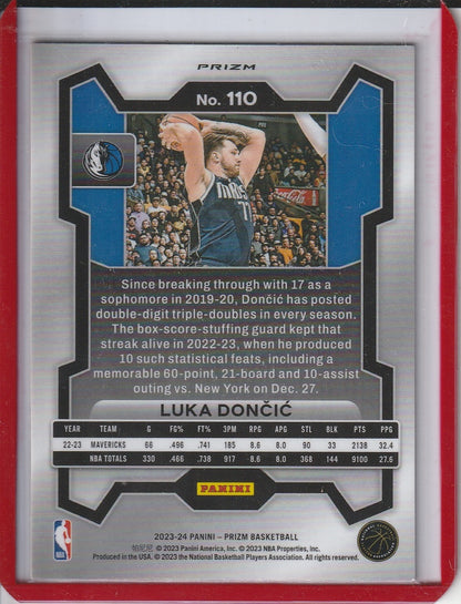 2023-24 Panini Prizm Basketball - Luka Doncic 'Red, White, Blue'