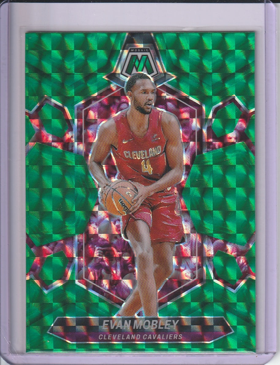 2023-24 Panini Mosaic Basketball - Evan Mobley 'Green Prizm'