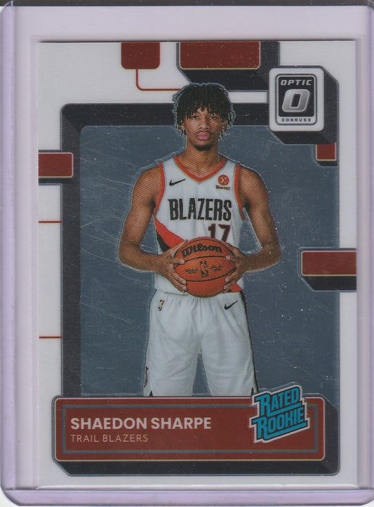 2023-24 Panini Donruss Optic Basketball - Shaedon Sharpe 'Rated Rookie'