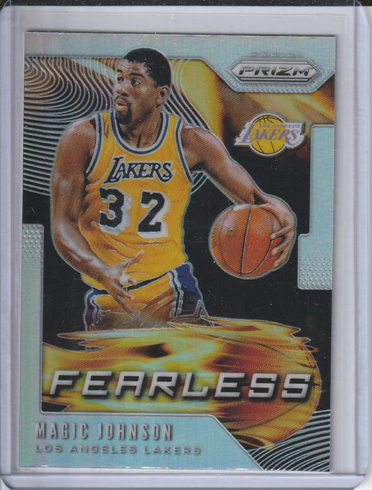 2019-20 Panini Prizm Basketball - Magic Johnson 'Fearless' Silver Prizm