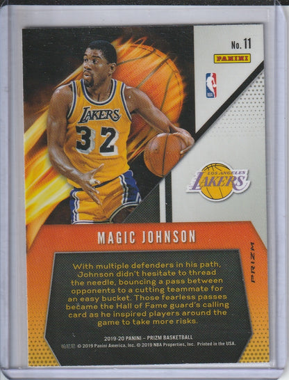 2019-20 Panini Prizm Basketball - Magic Johnson 'Fearless' Silver Prizm