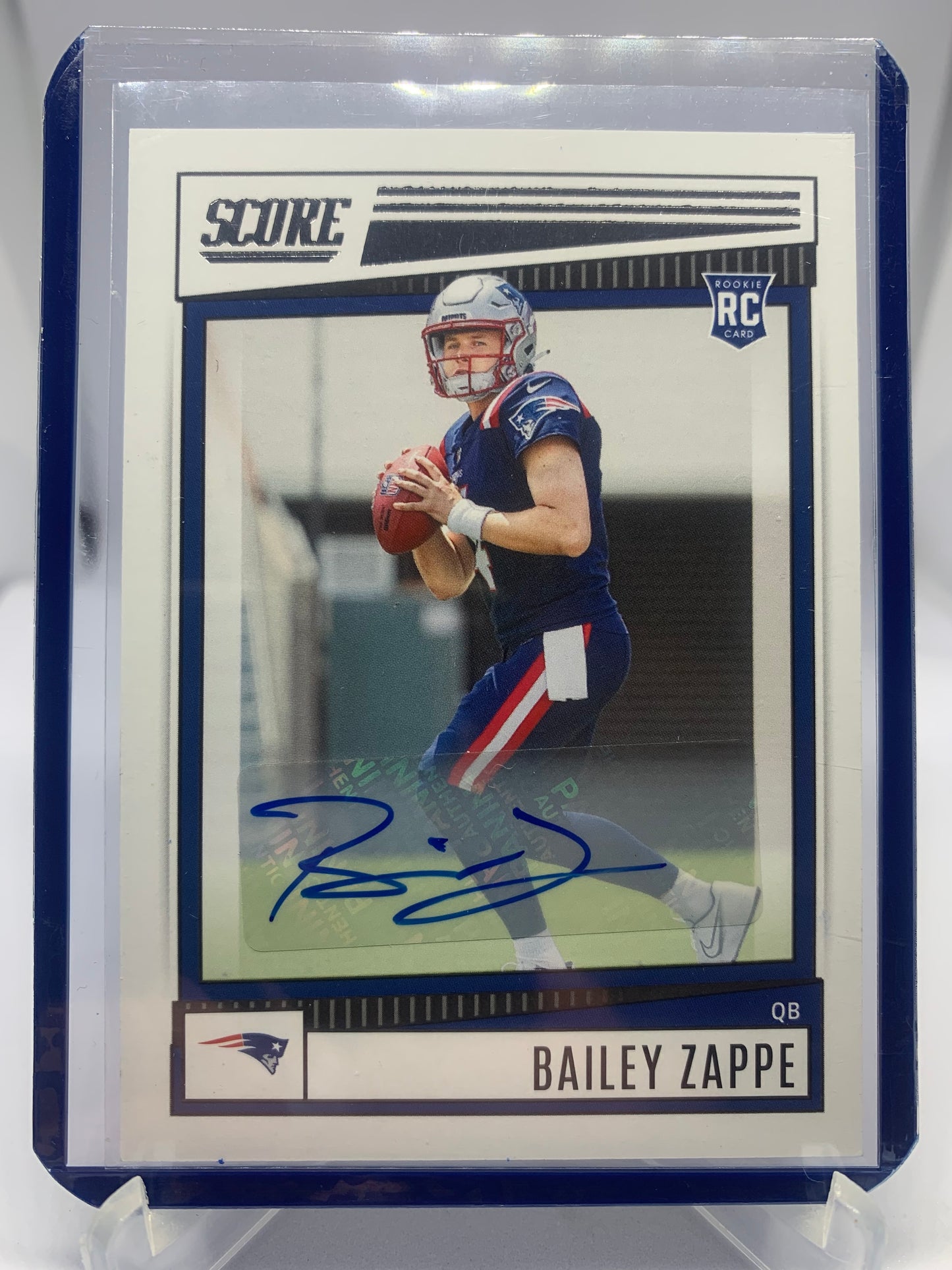 2022 Panini Score Football - Bailey Zappe ‘Rookie Autograph’ RC