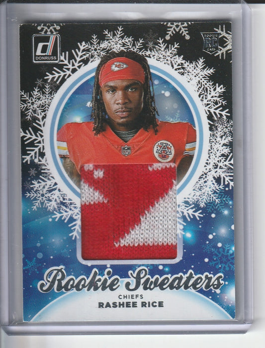 2023 Panini Donruss Football - Rashee Rice 'Rookie Sweaters' RC Rookie Jersey Relic
