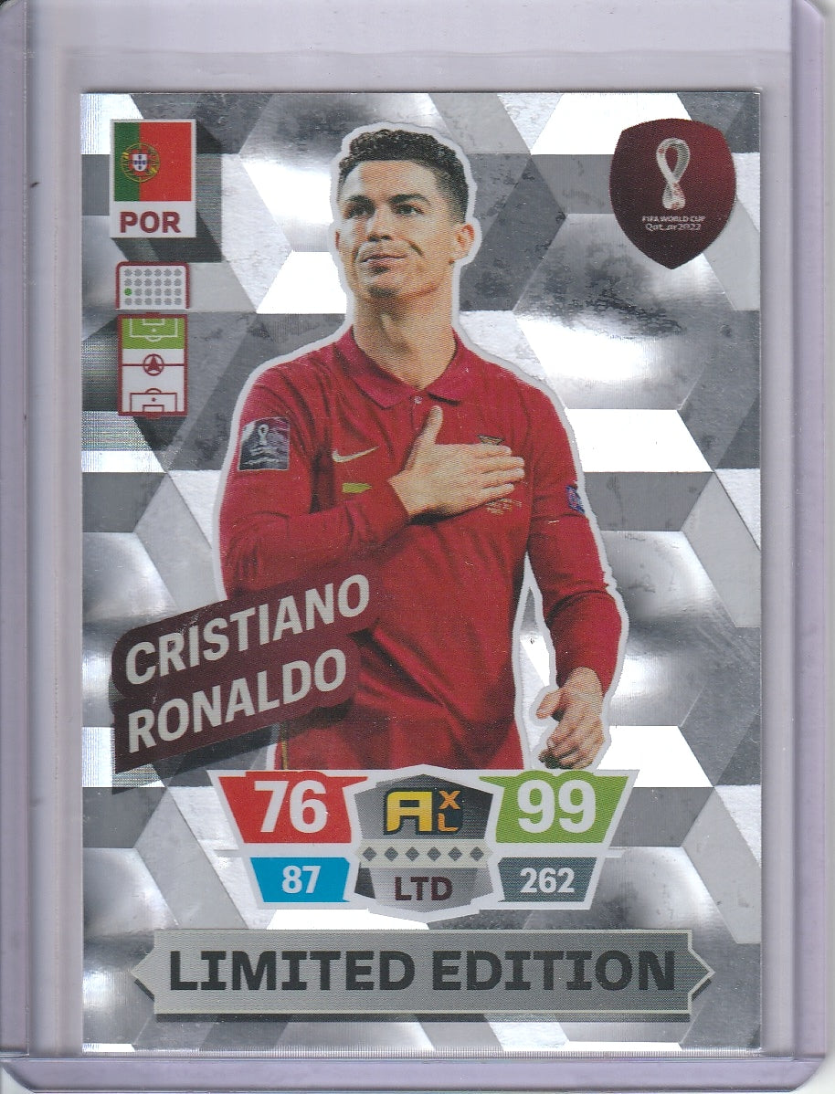 .2022 Panini Fifa World Cup Qatar Adrenalyn XL - Cristiano Ronaldo 'Limited Edition'