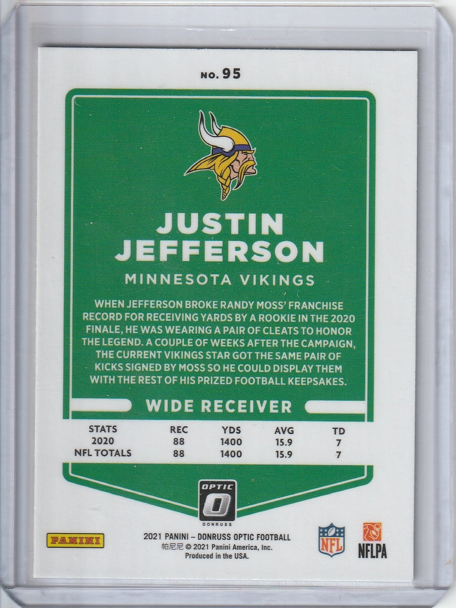2021 Panini Donruss Optic Football - Justin Jefferson base