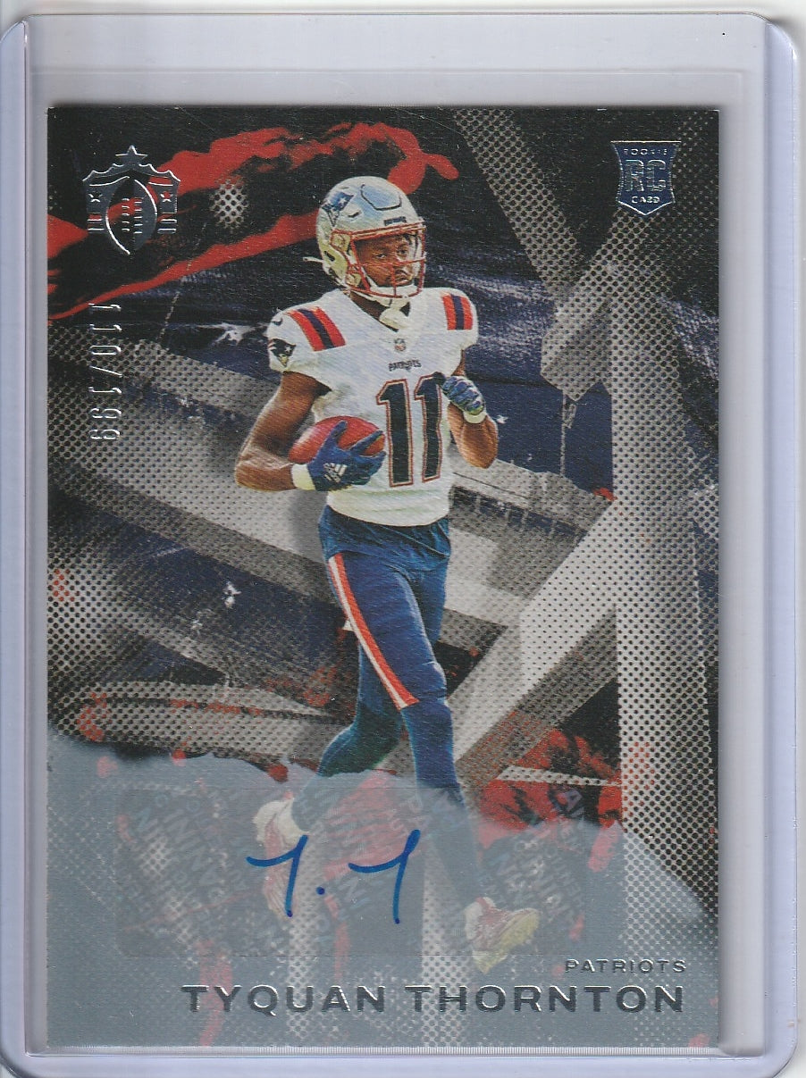 2022 Panini Chronicles Gridiron Kings Football - Tyquan Thornton Auto /199