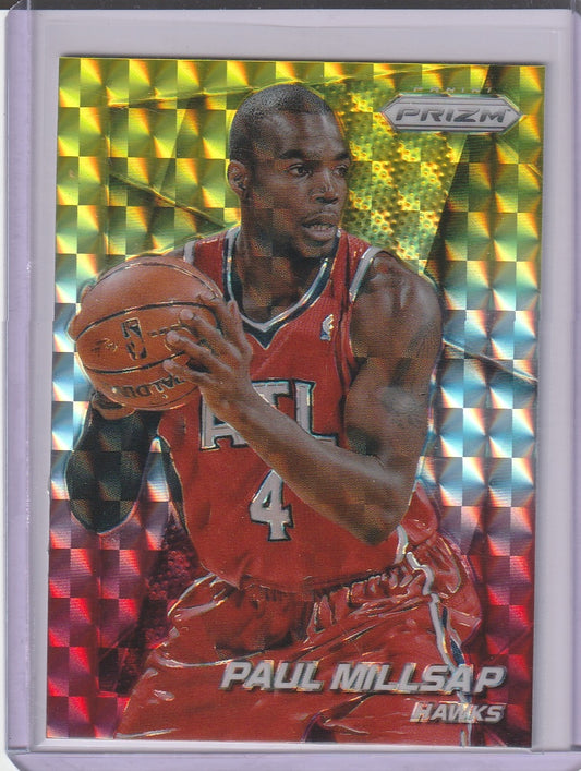 2014-15 Panini Prizm Basketball - Paul Millsap 'Red, White, Gold'