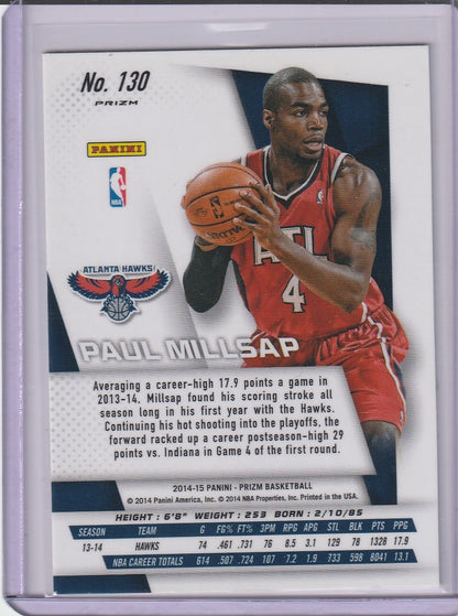 2014-15 Panini Prizm Basketball - Paul Millsap 'Red, White, Gold'