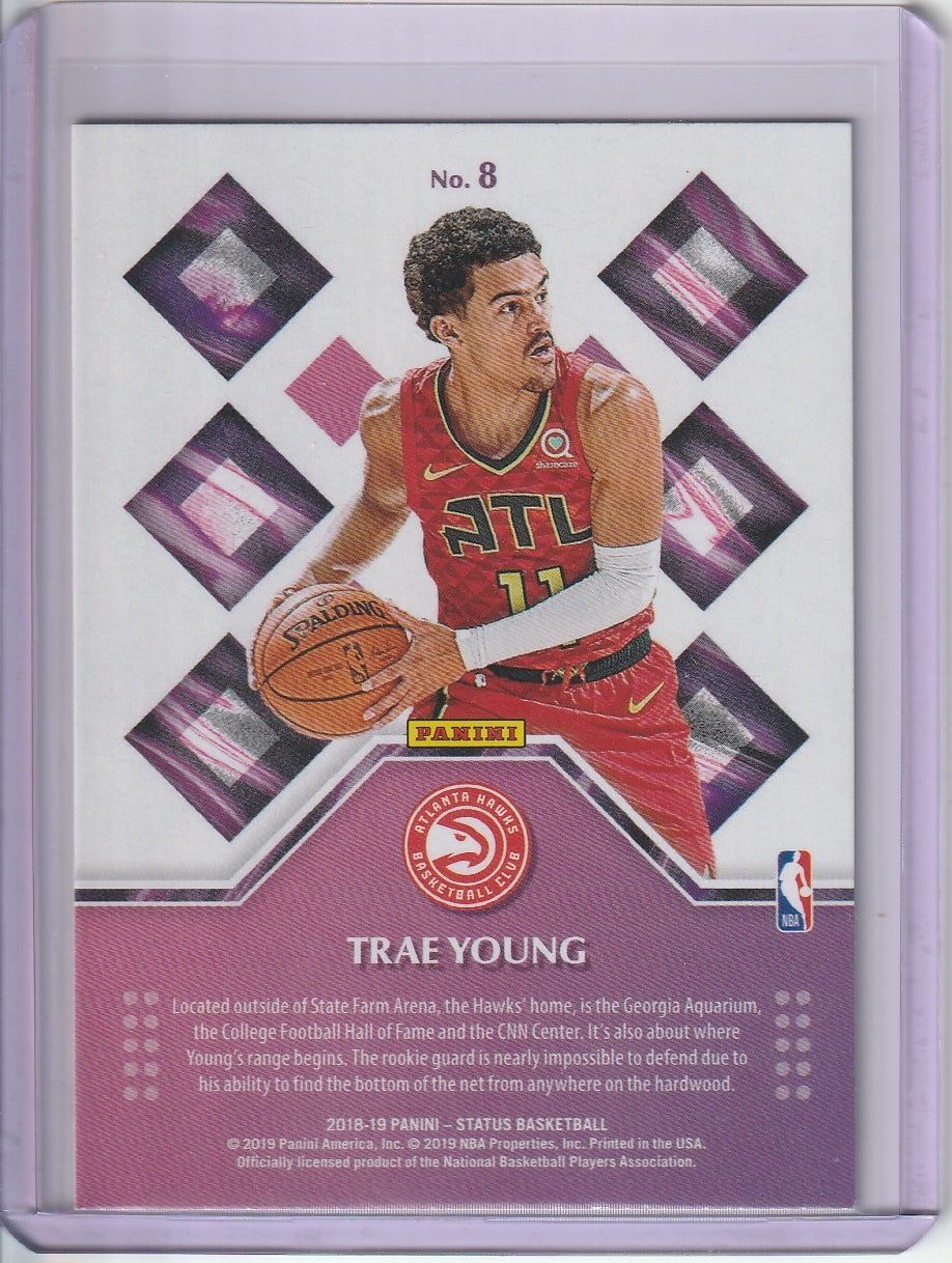2018-19 Panini Status Basketball - Trae Young 'Rookie Credentials' RC