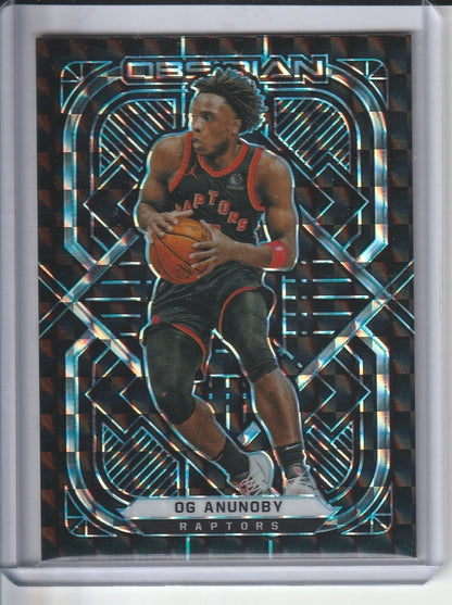 2020-21 Panini Obsidian Basketball - OG Anunoby 'Blue Finite' /3