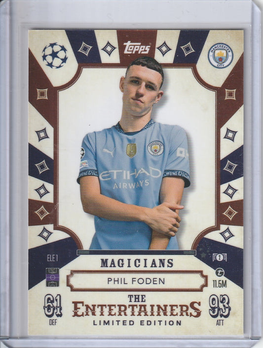 2024-25 Topps Match Attax - Phil Foden 'The Entertainers'
