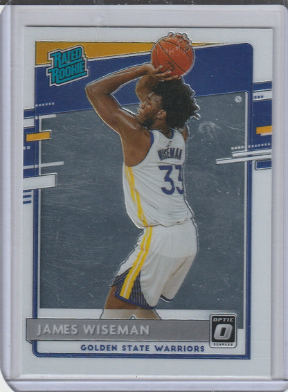 2020-21 Panini Donruss Optic Basketball - James Wiseman 'Rated Rookie'