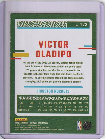 2023-24 Panini Donruss - Victor Oladipo 'Green Lazer'