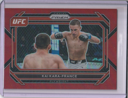 2023 Panini Prizm UFC - Kai Kara-France 'Red Prizm' /199