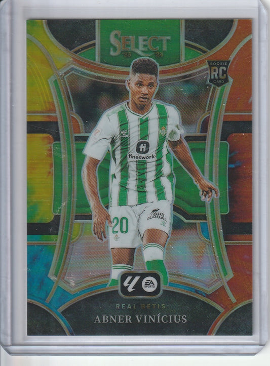 2023-24 Panini Select La Liga Soccer- Abner Vinicius 'Mezzanine' Tie-Dye /30 RC Rookie