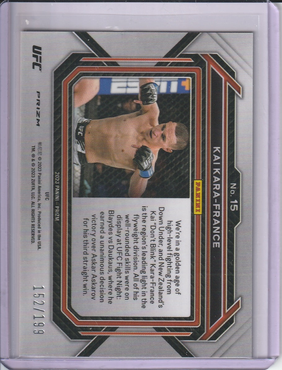 2023 Panini Prizm UFC - Kai Kara-France 'Red Prizm' /199