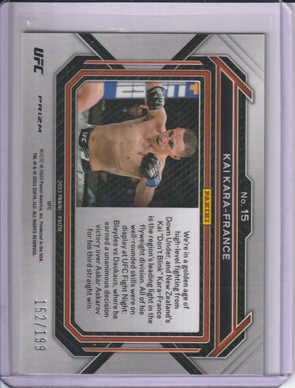 2023 Panini Prizm UFC - Kai Kara-France 'Red Prizm' /199