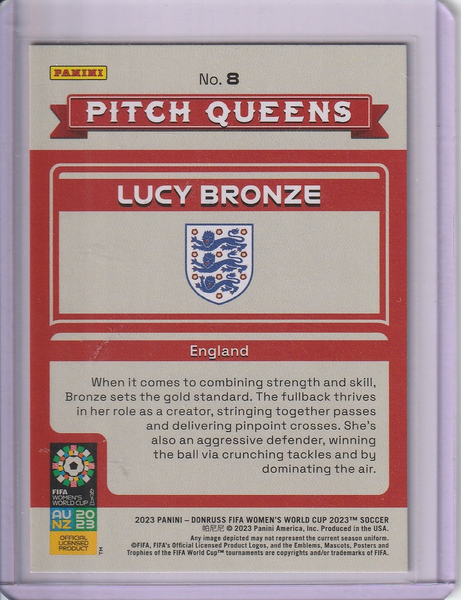2023 Panini Donruss Fifa Womens World Cup 2023 - Lucy Bronze 'Pitch Queens' RC Rookie