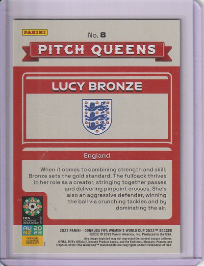 2023 Panini Donruss Fifa Womens World Cup 2023 - Lucy Bronze 'Pitch Queens' RC Rookie