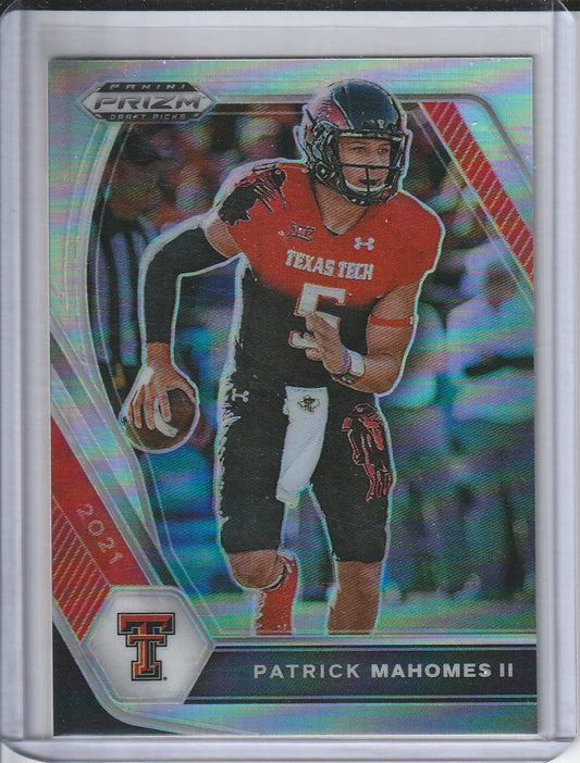 2021 Panini Prizm Draft Picks - Patrick Mahomes II 'Silver Prizm' Holo