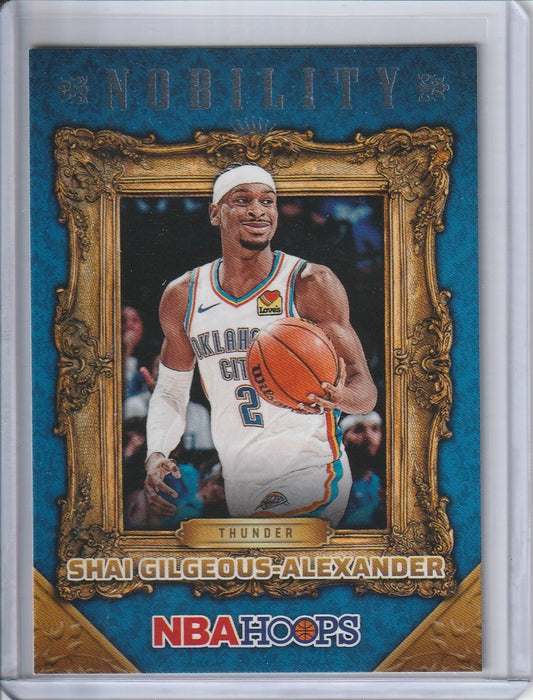 2024-25 Panini Hoops Basketball - Shai Gilgeous Alexander 'Nobility'