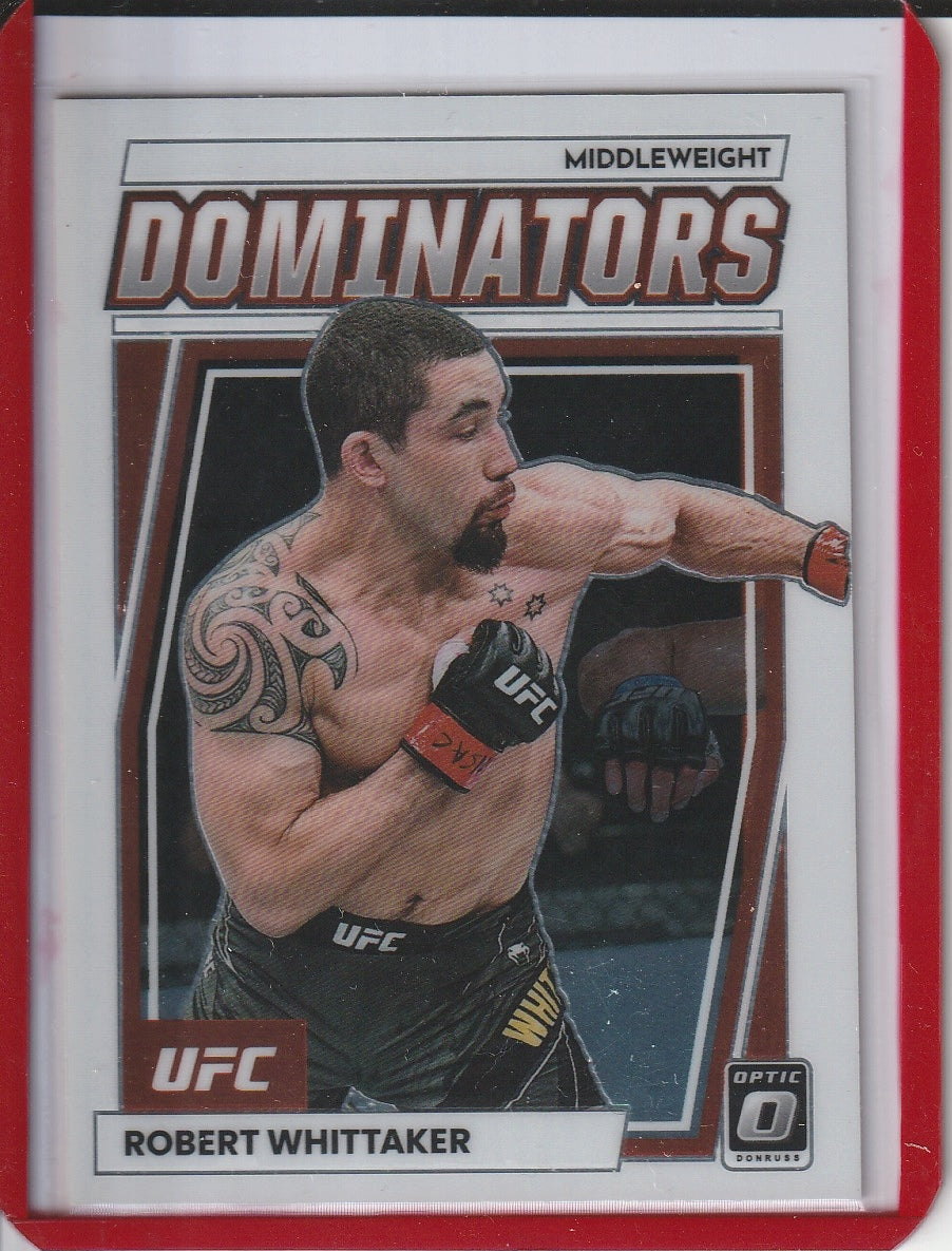 2023 Panini Donruss Optic UFC - Robert Whittaker 'Dominators'